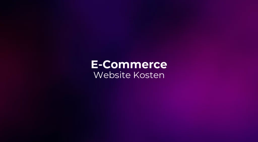 E-Commerce Website Kosten 2026