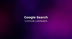 Google Search Console Leitfaden 2026