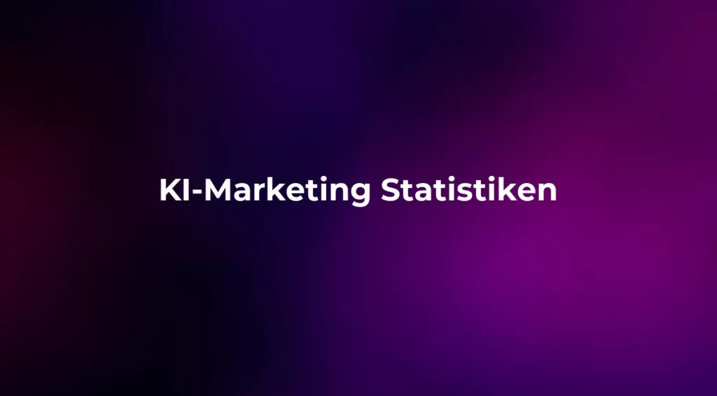 KI-Marketing Statistiken 2026
