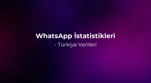 WhatsApp İstatistikleri 2026 - Türkiye Verileri