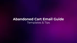 Abandoned Cart Email Guide 2026: Templates & Tips
